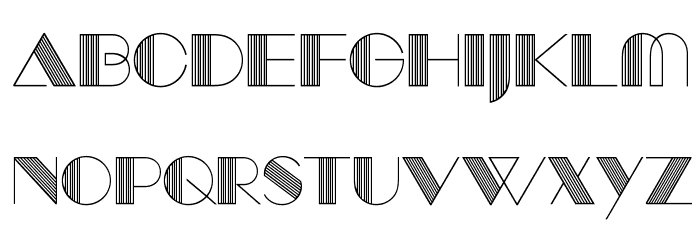 ManbowLines-Regular Font LOWERCASE