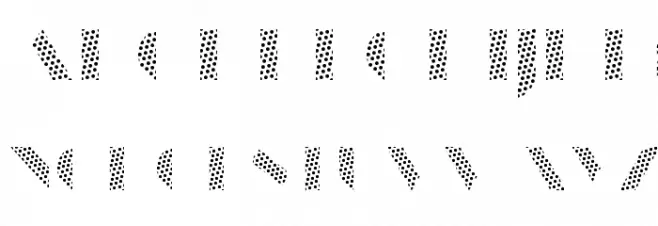 ManbowScreen-Regular फ़ॉन्ट लोअरकेस