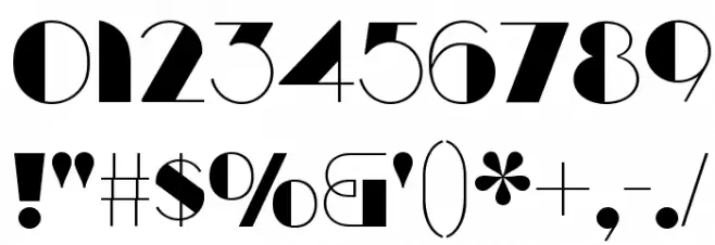 ManbowSolid-Regular Font OTHER CHARS
