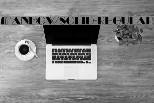 ManbowSolid-Regular Font examples