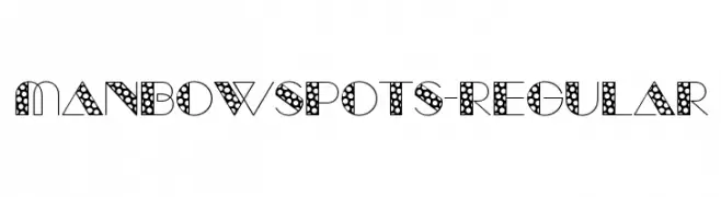 ManbowSpots-Regular  baixar fontes gratis