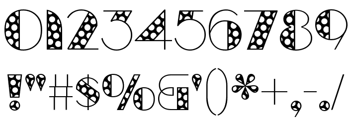 ManbowSpots-Regular Font OTHER CHARS