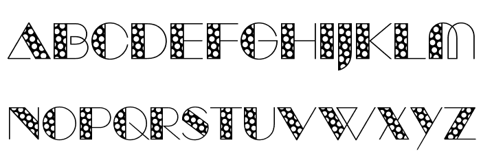 ManbowSpots-Regular Font LOWERCASE