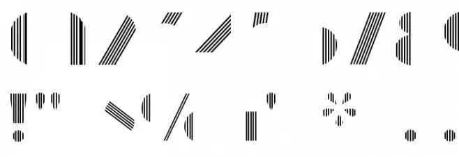 ManbowStripe-Regular Font OTHER CHARS