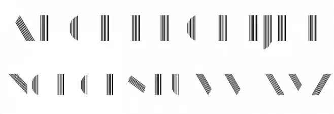 ManbowStripe-Regular Schriftart Groß