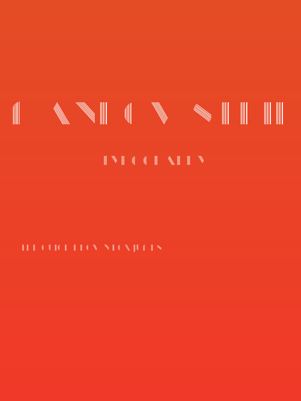 ManbowStripe-Regular Poster