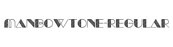 ManbowTone-Regular  नि: शुल्क फ़ॉन्ट्स डाउनलोड
