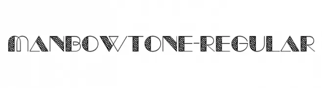 ManbowTone-Regular  baixar fontes gratis