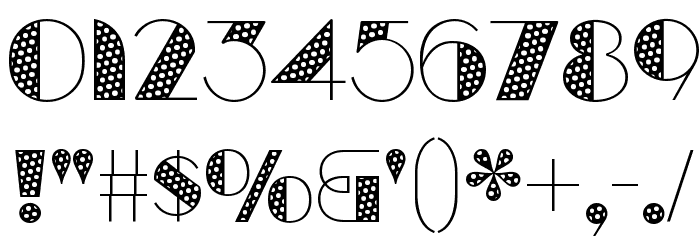 ManbowTone-Regular Font OTHER CHARS