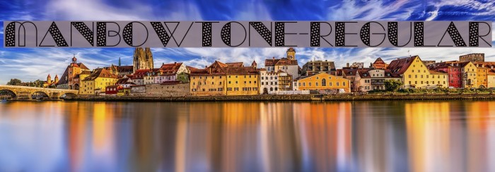 ManbowTone-Regular Font examples