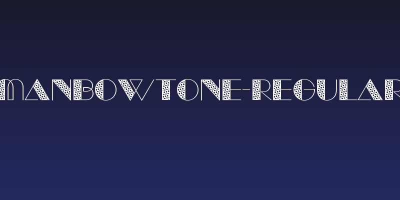 ManbowTone-Regular Social Header