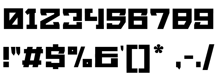 Mancha Bold Font OTHER CHARS