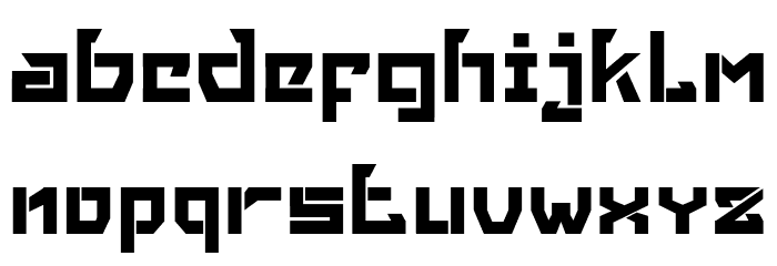 Mancha Bold Font LOWERCASE