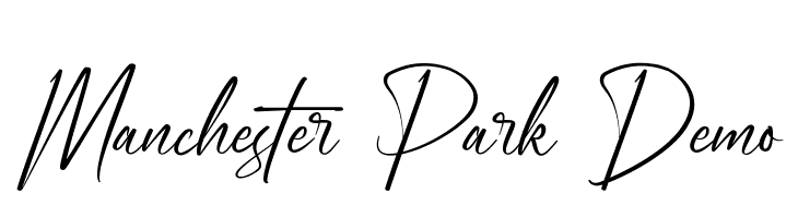 Manchester Park Demo  Free Fonts Download