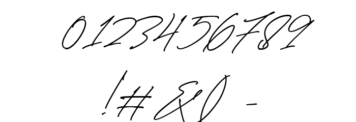 Manchester Regular Font OTHER CHARS