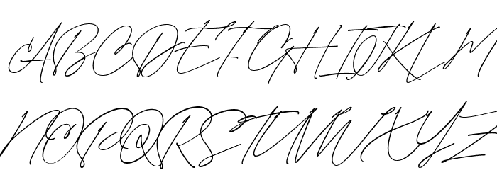 Manchester Regular Font UPPERCASE