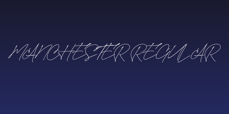 Manchester Regular Social Header