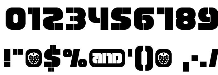 Manchester Font OTHER CHARS