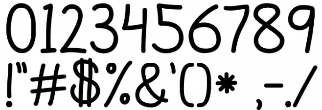 Manchester Font OTHER CHARS