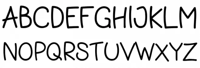 Manchester 字体 小写