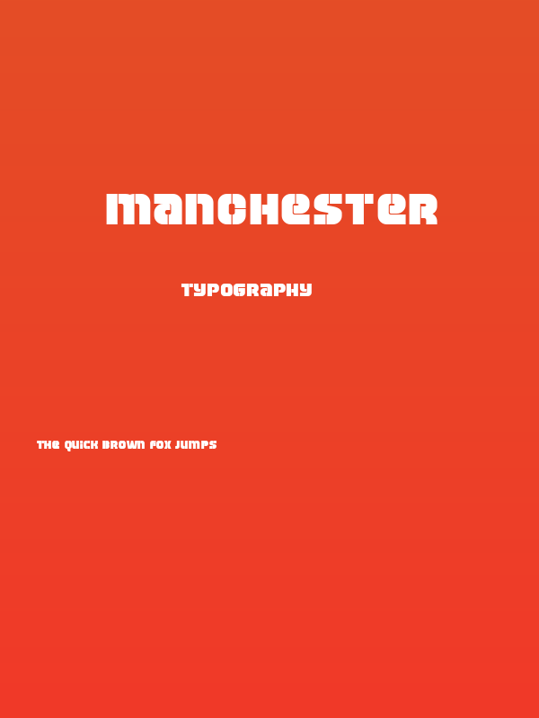 Manchester Poster