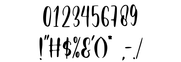 Manchiro Font OTHER CHARS