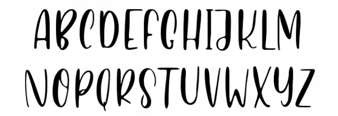 Manchiro Schriftart Groß