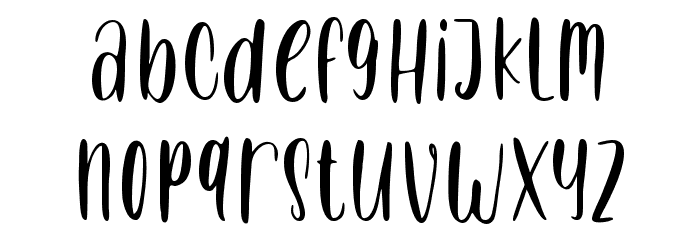 Manchiro Font LOWERCASE