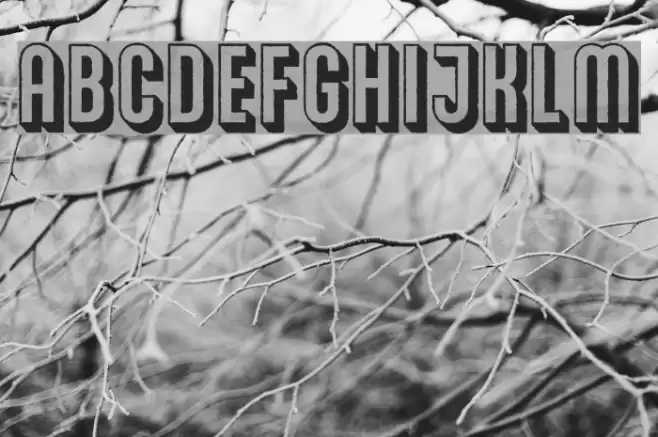 Mancunia-Outline Font examples