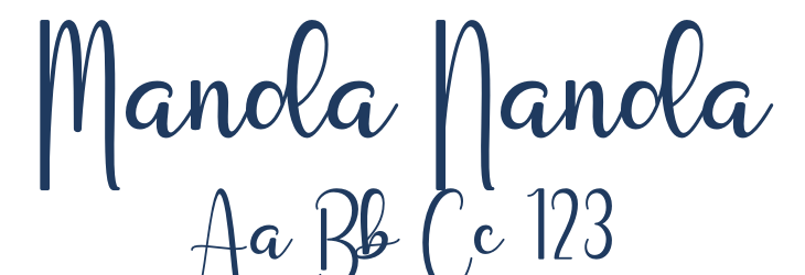 Manda Nanda Font Preview