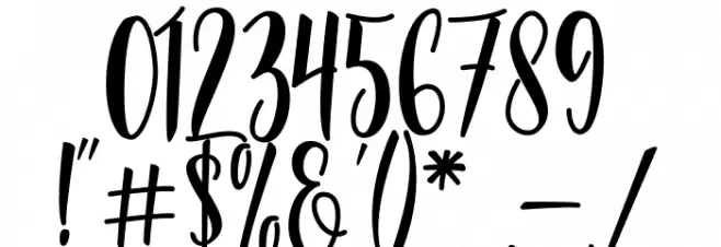 Manda Font OTHER CHARS