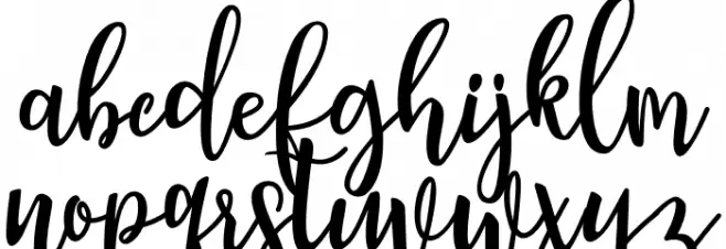 Manda خط أحرف صغيرة