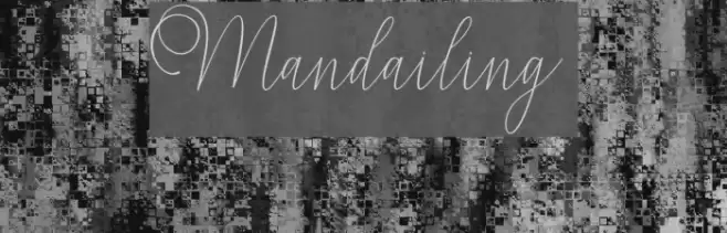Mandailing Font examples