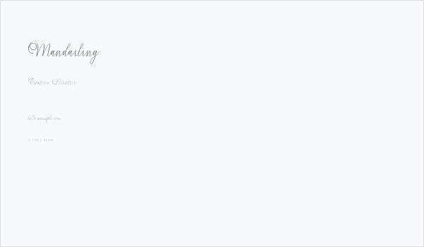 Mandailing Business Card