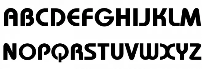 Mandala Bold Schriftart Groß