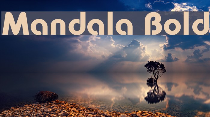 Mandala Bold Font examples