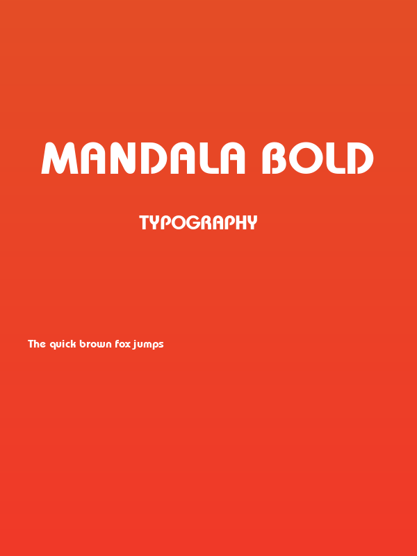 Mandala Bold Poster