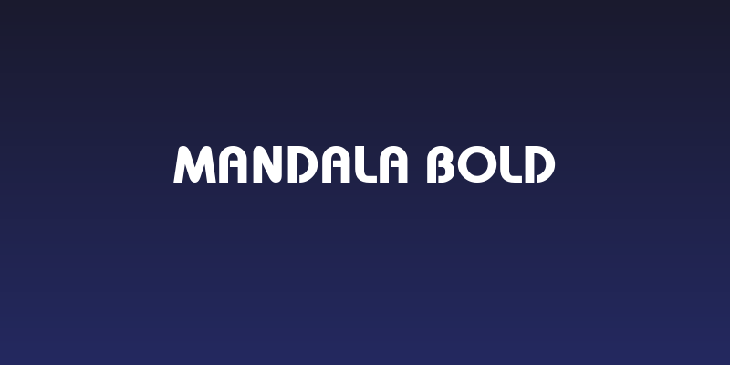 Mandala Bold Social Header