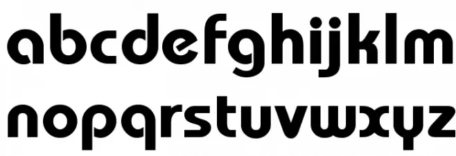 Mandala Bold फ़ॉन्ट लोअरकेस