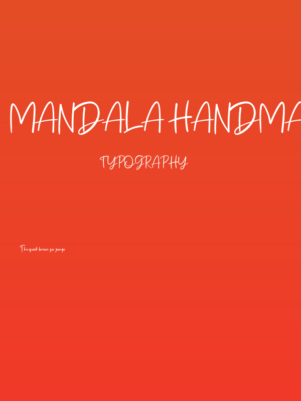 Mandala Handmade Poster