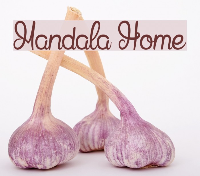 Mandala Home Font examples