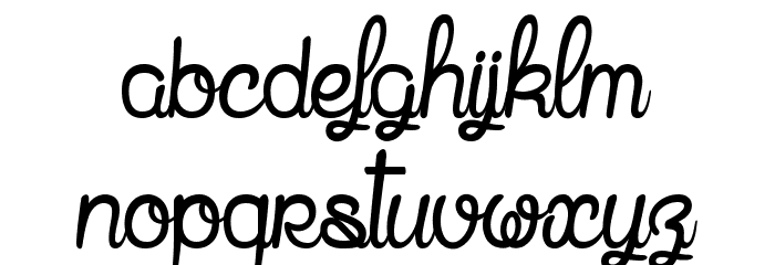Mandala Home Font LOWERCASE