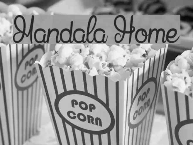 Mandala Home Font examples