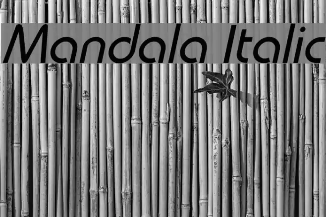 Mandala Italic examples