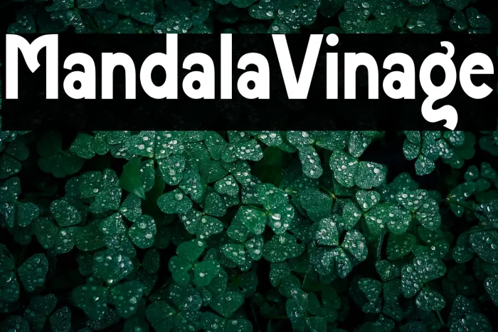 Mandala Vintage Example 3