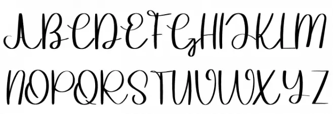 Mandala Wedding Caratteri MAIUSCOLE