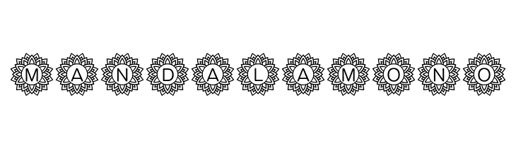 Mandala_Mono  Descarca Fonturi Gratis