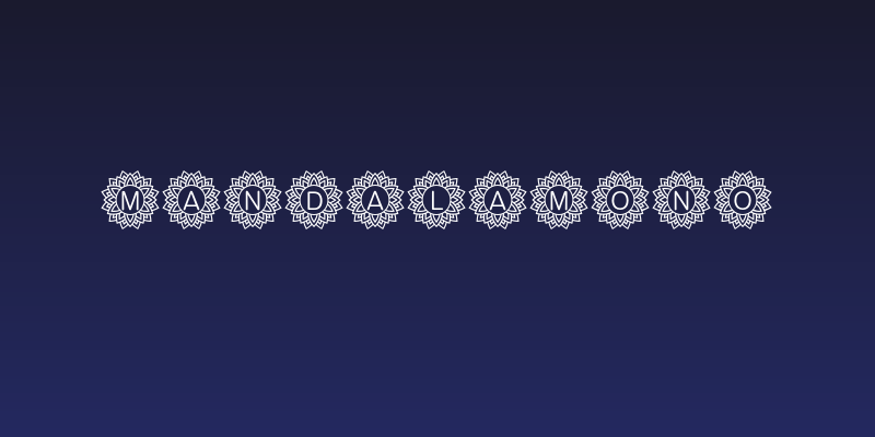 Mandala_Mono Social Header