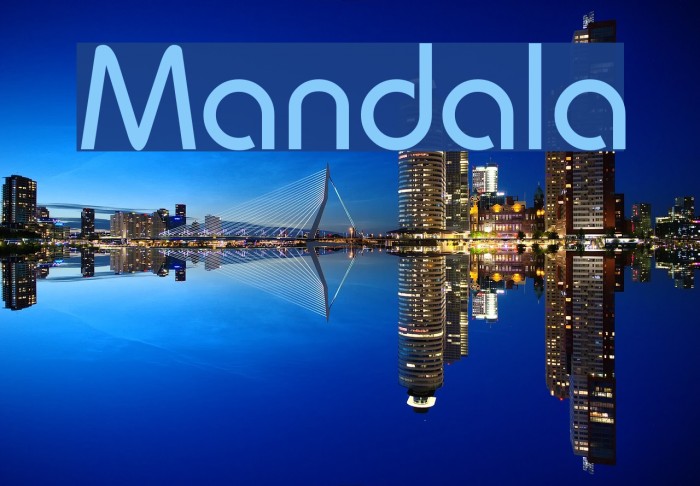 Mandala Font examples