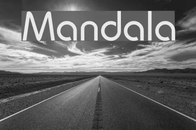 Mandala フォント examples